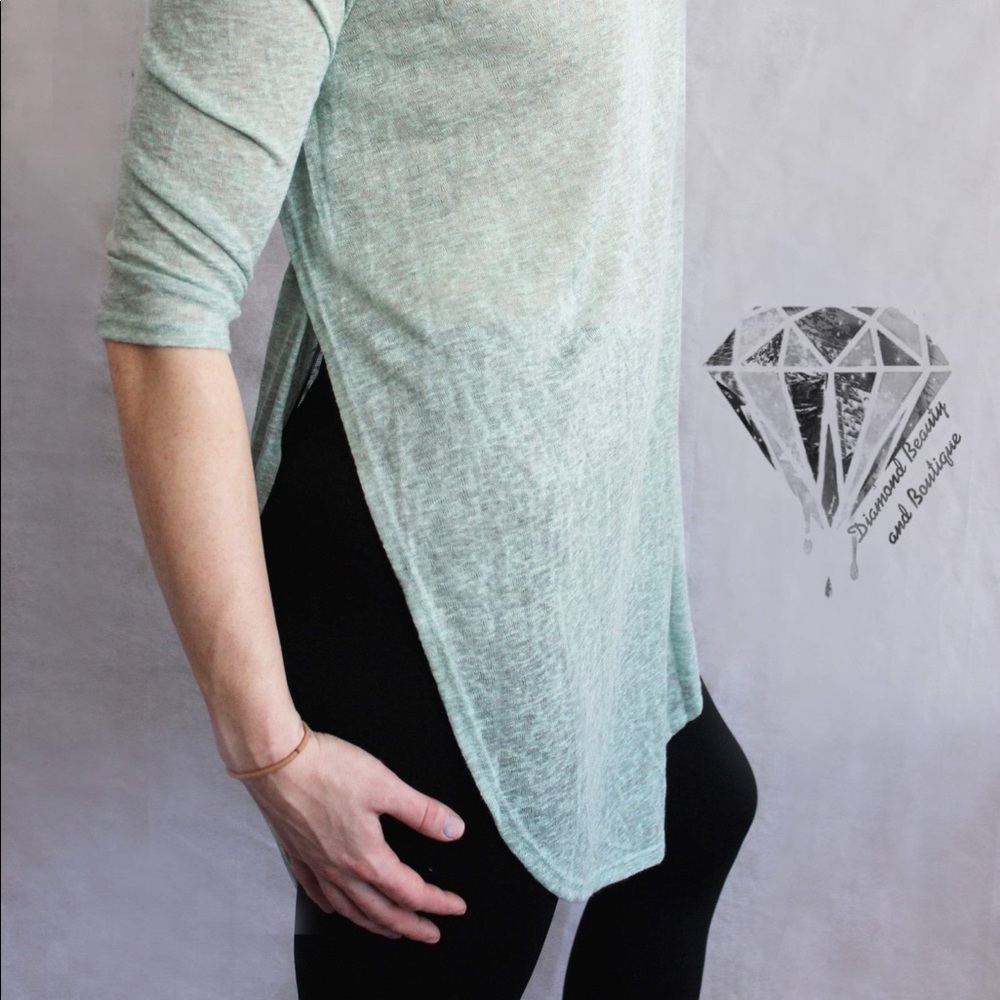 Mint Long Top